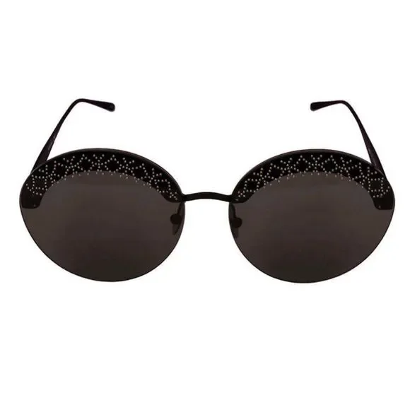 ALAΪA Paris Arabesque Ladies Round Sunglasses AA0032S - Picture 2 of 10